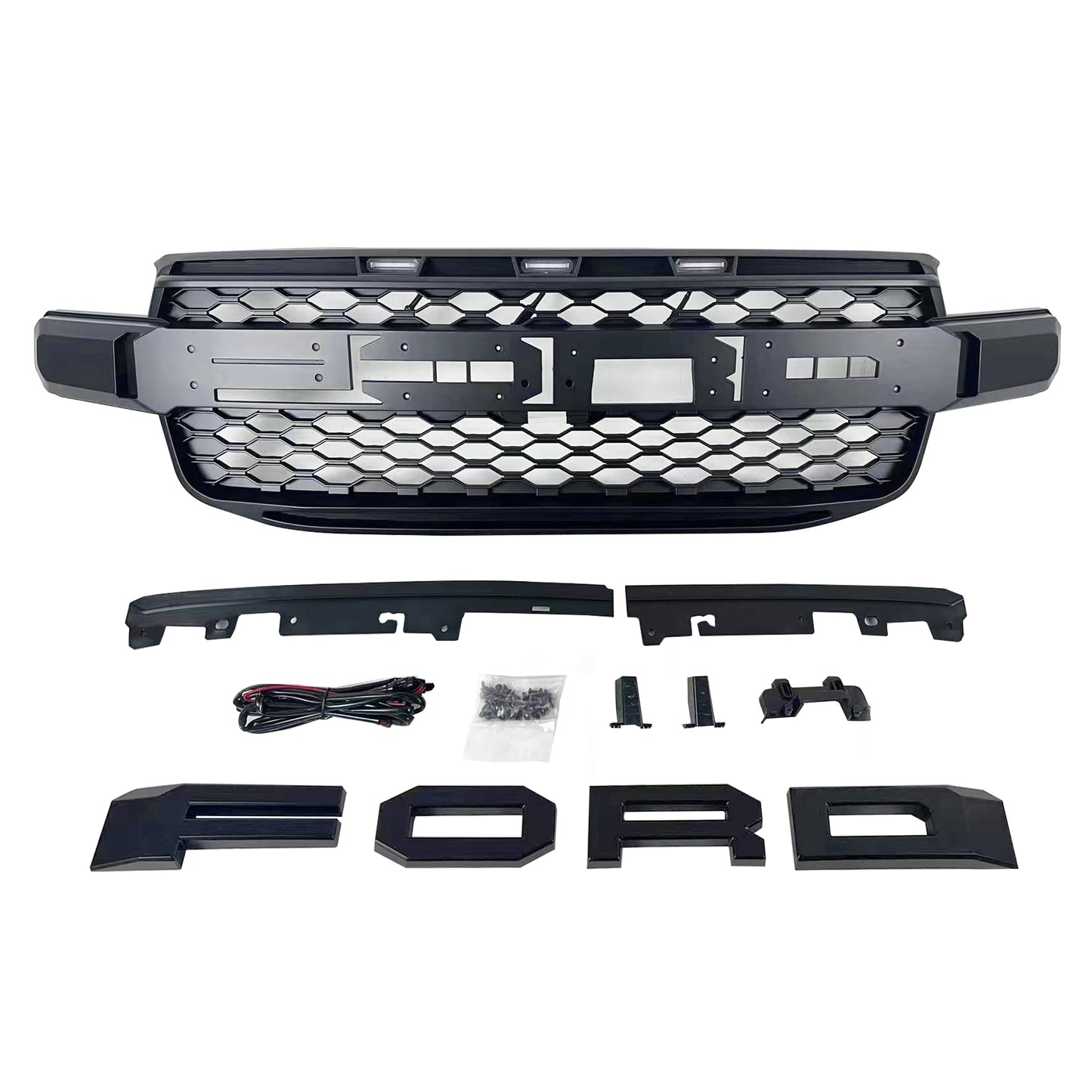 For Ford Ranger T9 2023-2024 Radiator grille Raptor Look Grill Wildtrak Limited XLT