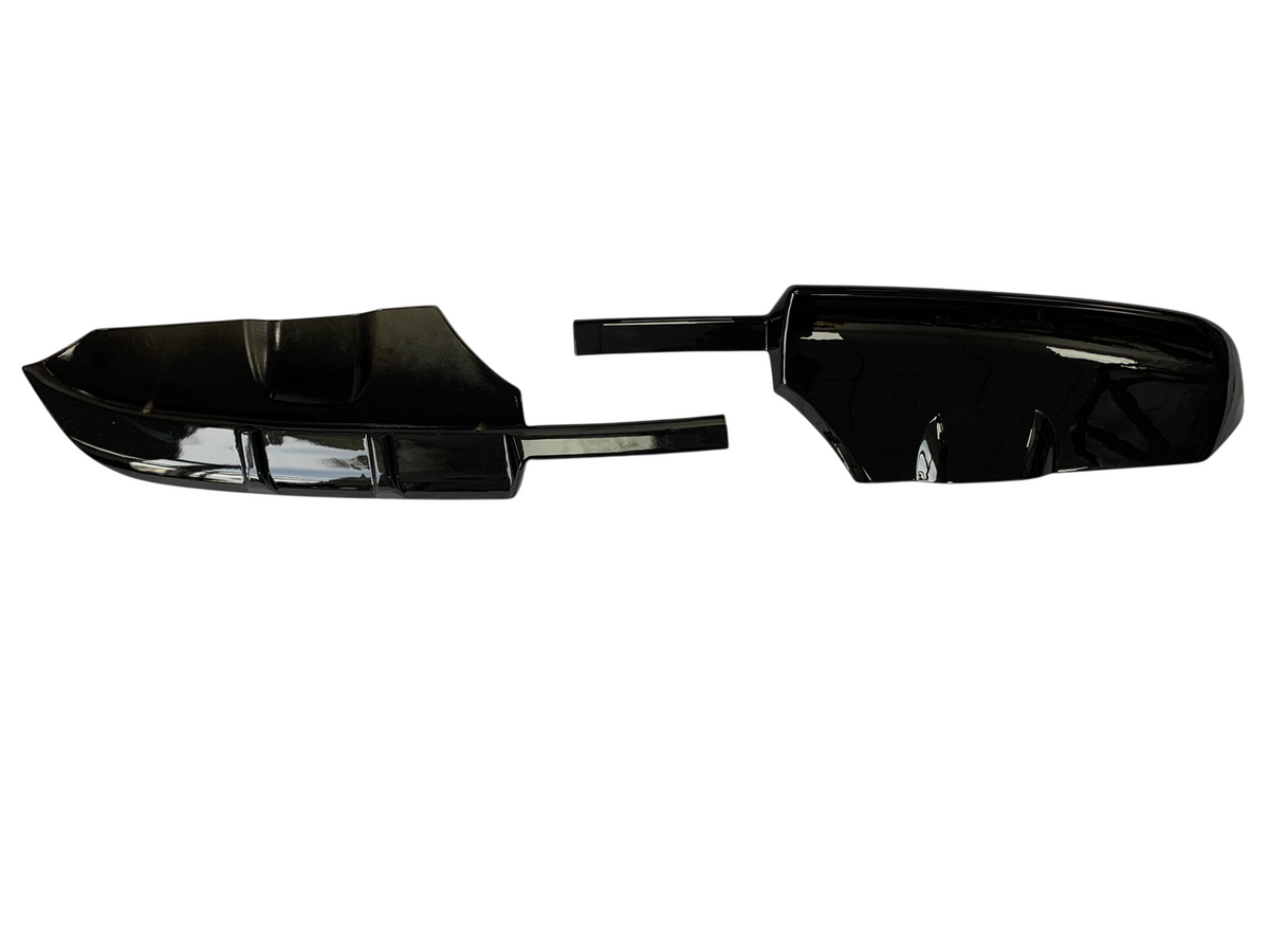 Gloss black V2 barn door rear spoiler for Ford Transit Custom 2023+