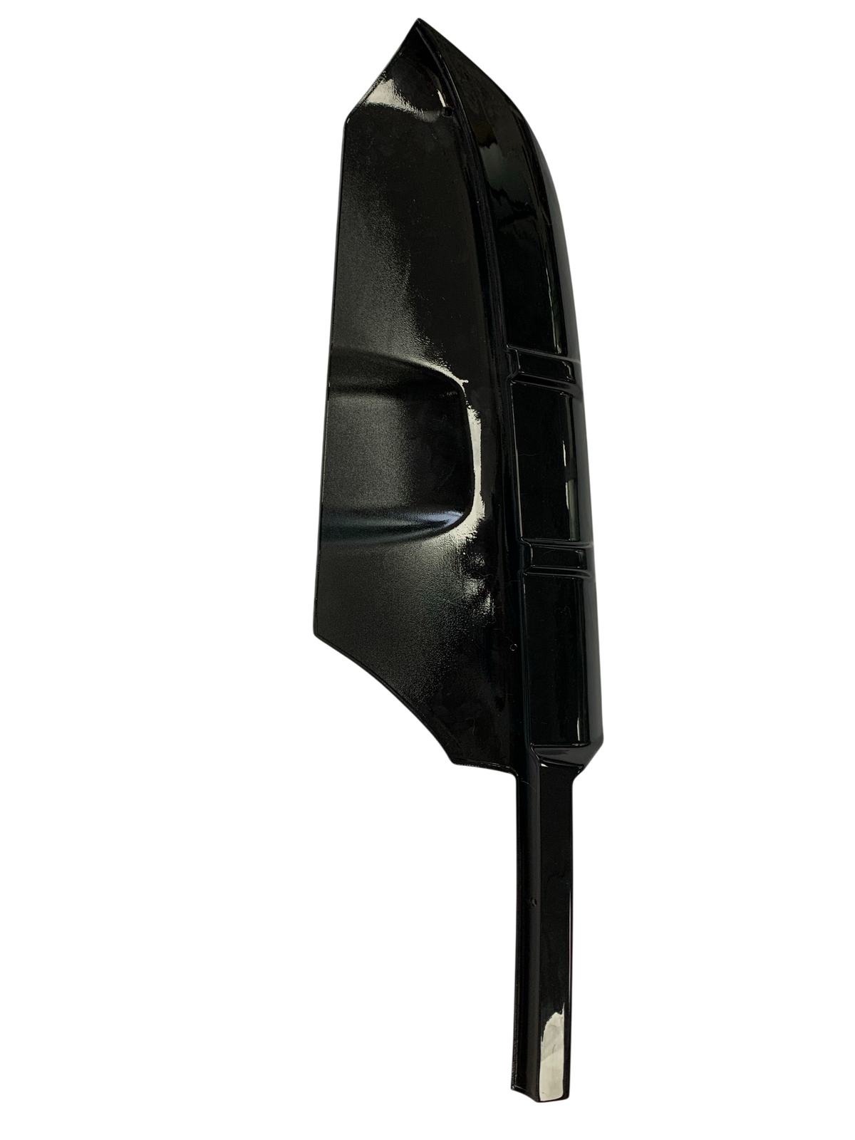Gloss black V2 barn door rear spoiler for Ford Transit Custom 2023+