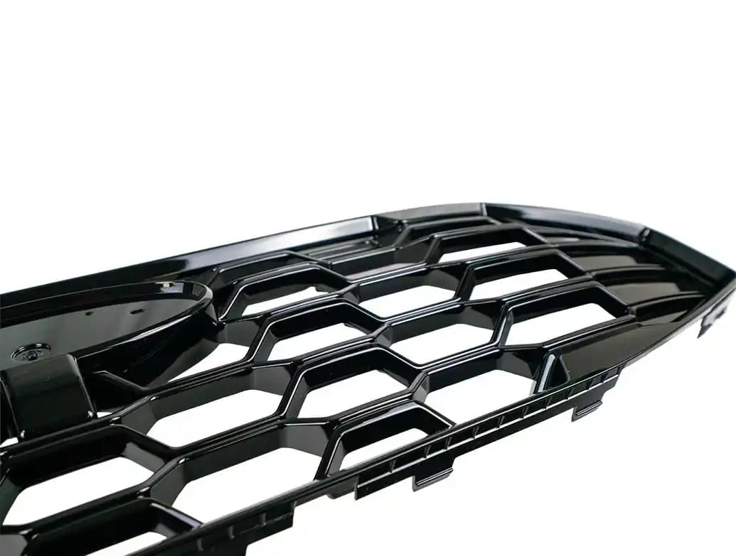 OEM Sport honeycomb front grille for Ford Transit Custom 2024+ in gloss black — view 4