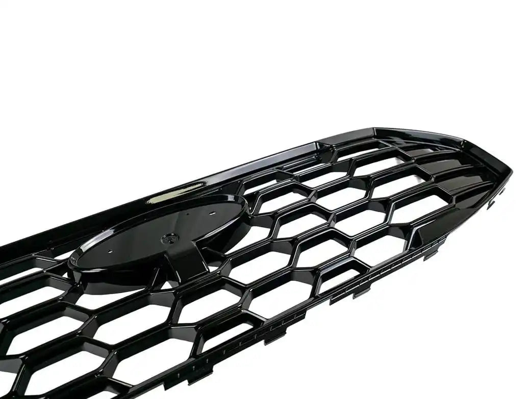 OEM Sport honeycomb front grille for Ford Transit Custom 2024+ in gloss black — view 3