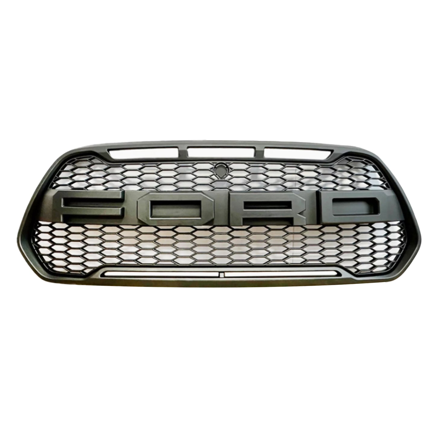 Für 2015-2019 Ford Transit MK8 Raptor Style Kühlergrill Upgrade Schwarz Ersatzgrill