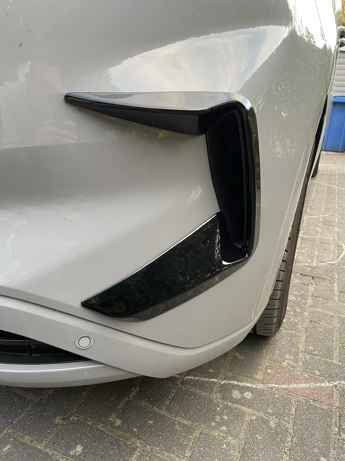 Ford Transit Custom 2024+ Raptor Style Front Upgrade Bundle - Glossy Black Grill & Aero Canard Loops