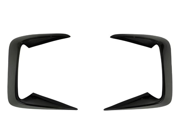 Front Aero Canard Loops for Ford Transit Custom 2024+ in Glossy Black