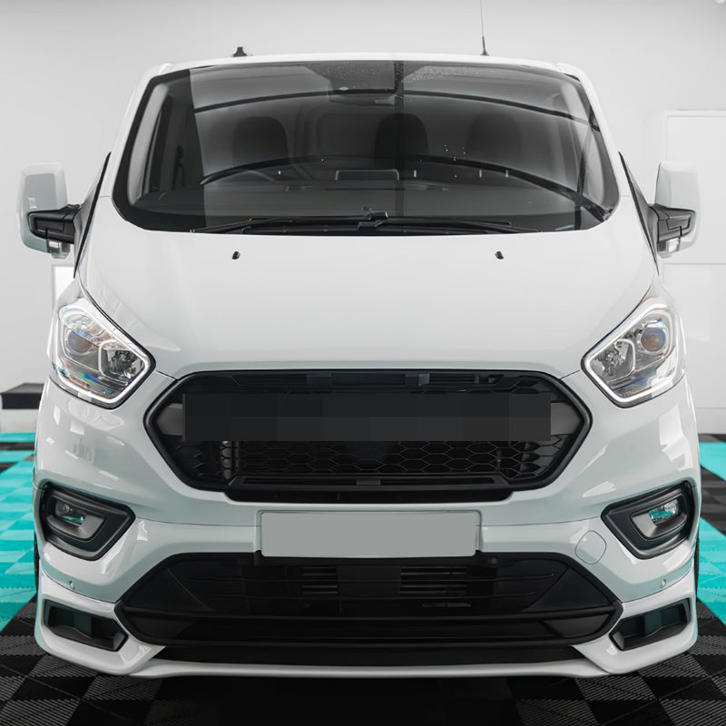 Für 2018-2023 Ford Transit Custom Grill Raptor Stil Upgrade Mesh Schwarz