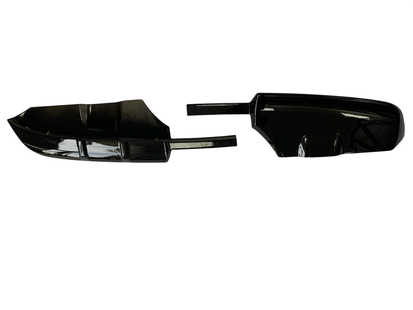 Gloss black V2 barn door rear spoiler for Ford Transit Custom 2023+
