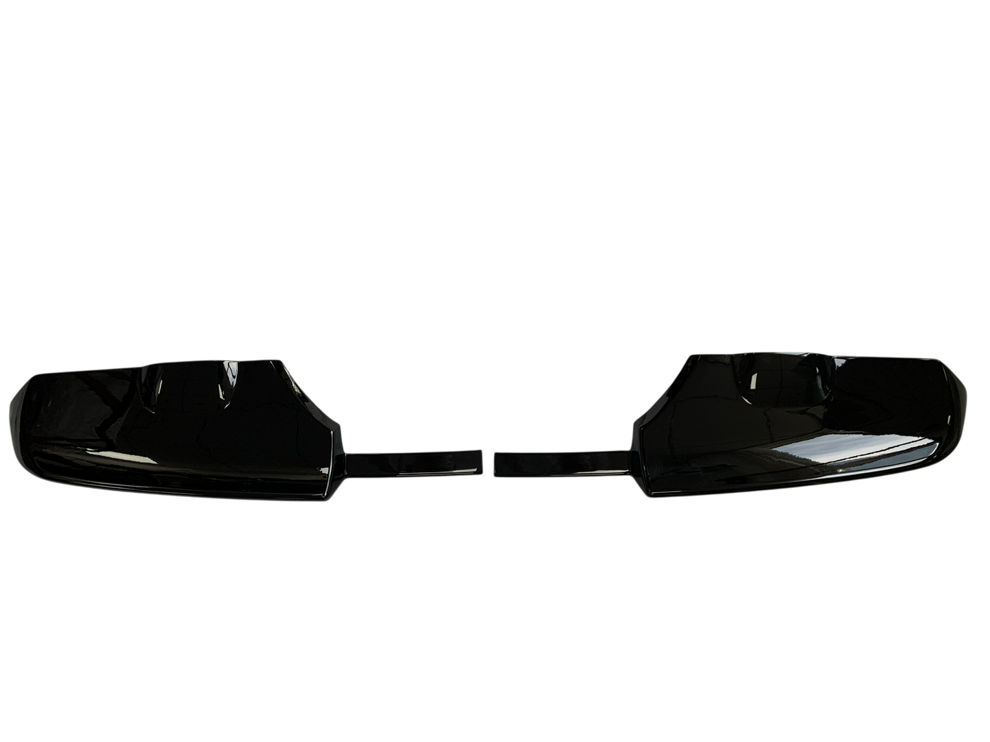 Gloss black V2 barn door rear spoiler for Ford Transit Custom 2023+