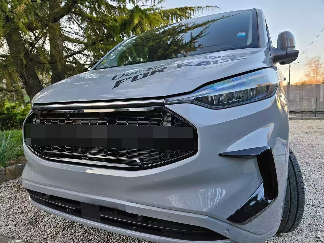 Ford Transit Custom MK2 2024 on Front Aero Canard Loops In Gloss Black